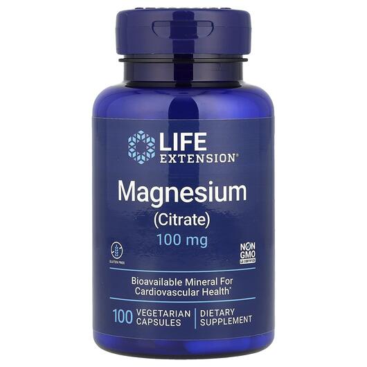 Основне фото товара Life Extension, Magnesium Citrate, Магній Цитрат, 100 Caps