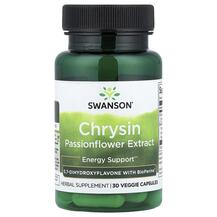 Chrysin Passionflower Extract Хризин Swanson 30 капсул Chrysin Passionflower Extract Хризин Swanson 30 капсул