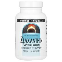 Зеаксантин Zeaxanthin with Lutein 10 mg Source Naturals