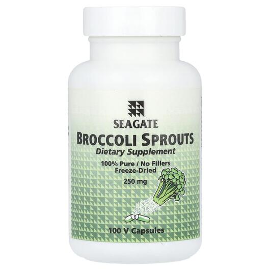 Основное фото товара Seagate, Экстракт Брокколи, Broccoli Sprouts 250 mg, 100 капсул
