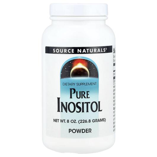 Основне фото товара Pure Inositol Powder Основне фото товара Source Naturals, Pure Inositol Powder, Вітамін B8 Інозитол, 226.8