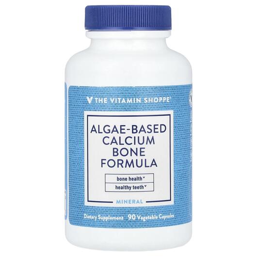 Основное фото товара Algae-Based Calcium Bone Formula Основное фото товара TheVitaminShoppe, Кальций, Algae-Based Calcium Bone Formula, 90 к