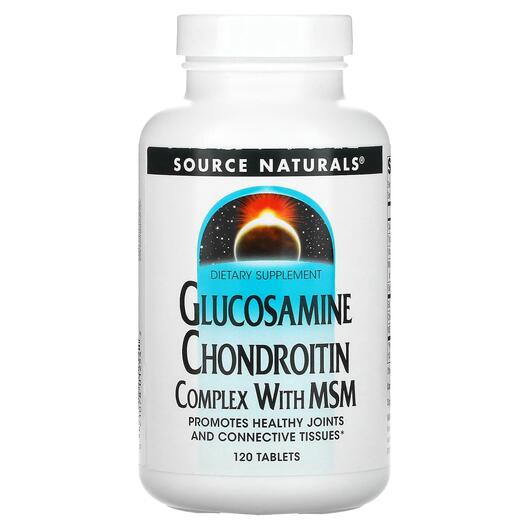 Основное фото товара Glucosamine Chondroitin Complex with MSM Основное фото товара Glucosamine Chondroitin Complex with, Метилсульфонилметан МСМ, 12