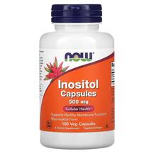Інозітол 500 мг Inositol 500 mg NOW Foods 100 капсул Інозітол 500 мг Inositol 500 mg NOW Foods 100 капсул