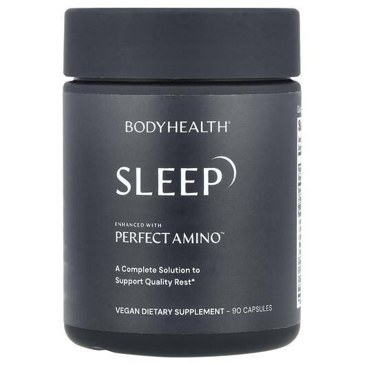 Основне фото товара Sleep Enhanced with Perfect Amino Основне фото товара BodyHealth, Sleep Enhanced with Perfect Amino, Мелатонін, 90 капс