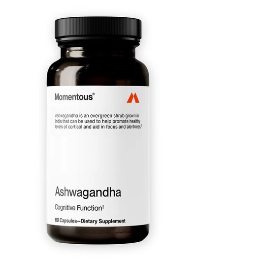 Основное фото товара Ashwagandha Основное фото товара Momentous, Ашваганда, Ashwagandha, 60 капсул