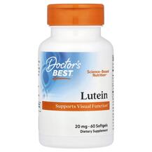 Lutein Лютеин 20 мг Doctor's Best 60 капсул Lutein Лютеин 20 мг Doctor's Best 60 капсул