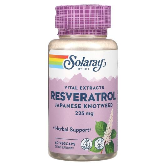 Основне фото товара Vital Extracts Resveratrol Japanese Knotweed 225, Ресвератрол, 60