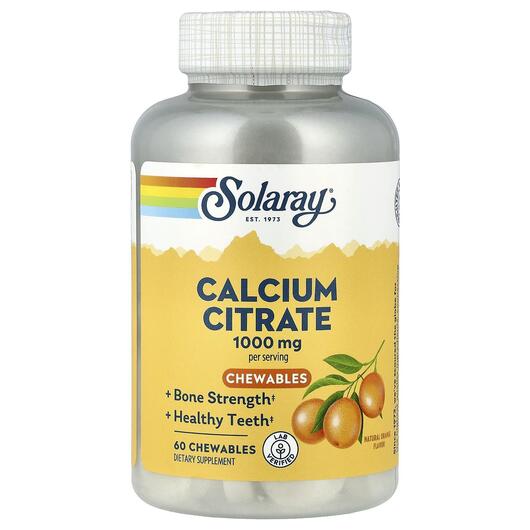 Основне фото товара Calcium Citrate Natural Orange 250 mg Основне фото товара Calcium Citrate Natural Orange 250 mg, Цитрат Кальцію, 60 таблето