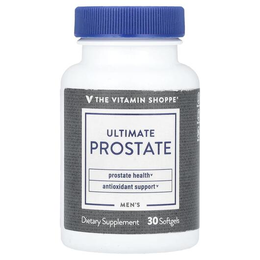 Основне фото товара Ultimate Prostate Основне фото товара TheVitaminShoppe, Ultimate Prostate, Підтримка простати, 30 капсу