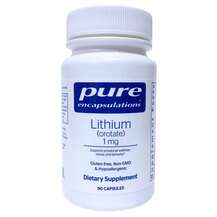 Lithium orotate 1 mg Литий Pure Encapsulations 90 капсул Lithium orotate 1 mg Литий Pure Encapsulations 90 капсул