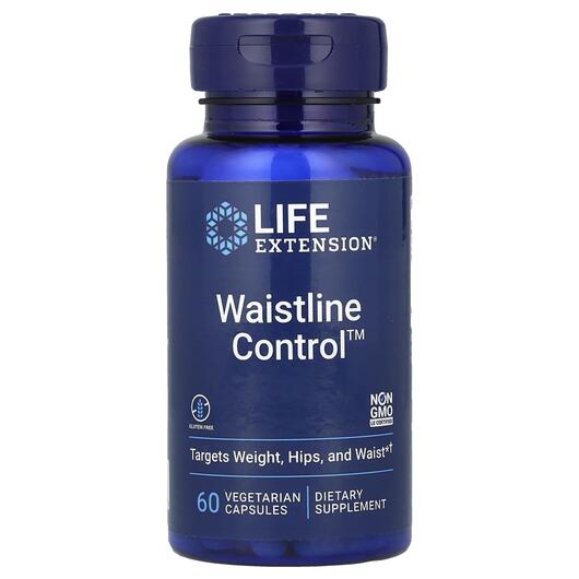 Основное фото товара Waistline Control Основное фото товара Life Extension, Жиросжигатель, Waistline Control, 60 капсул