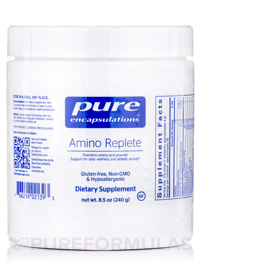 Основне фото товара Amino Replete Основне фото товара Pure Encapsulations, Amino Replete, Амінокислоти, 240 г