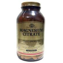 Magnesium Citrate Магний Цитрат Solgar 120 таблеток