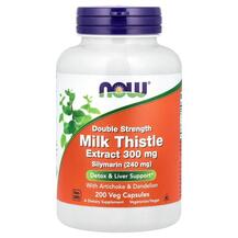 Milk Thistle Extract 300 mg Силимарин 240 мг NOW Foods
