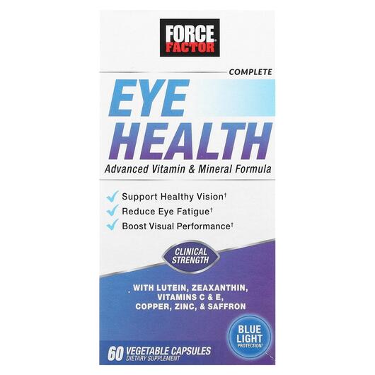 Основне фото товара Complete Eye Health Advanced Vitamin & Mineral Formula Основне фото товара Complete Eye Health Advanced Vitamin, Підтримка здоров'я зор