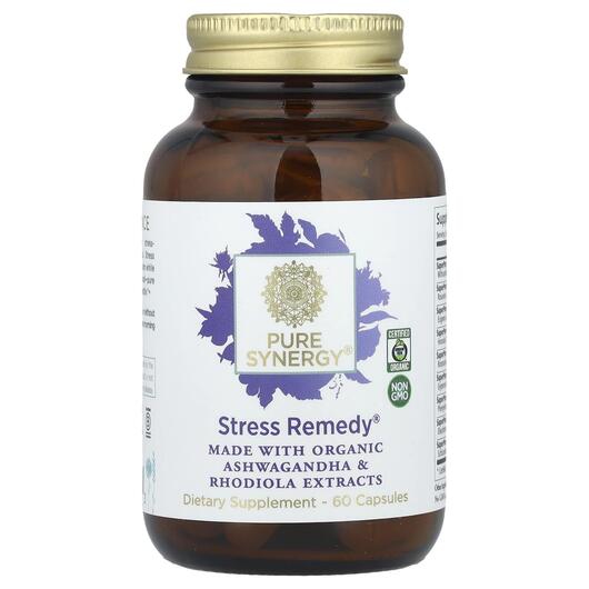 Основне фото товара Pure Synergy, Stress Remedy, Підтримка стресу, 60 капсул