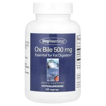 Ox Bile 500 mg Желчные кислоты Allergy Research Group