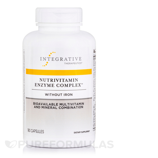 Основне фото товара Nutrivitamin Enzyme Complex Iron-Free, Вітамін E Токофероли, 180 