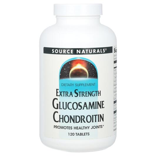 Основне фото товара Glucosamine Chondroitin Extra Strength Основне фото товара Glucosamine Chondroitin Extra Strength, Глюкозамін Хондроітин, 12
