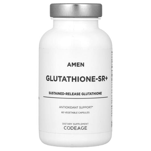 Основное фото товара Glutathione-SR+ Основное фото товара CodeAge, L-Глутатион, Glutathione-SR+, 60 капсул