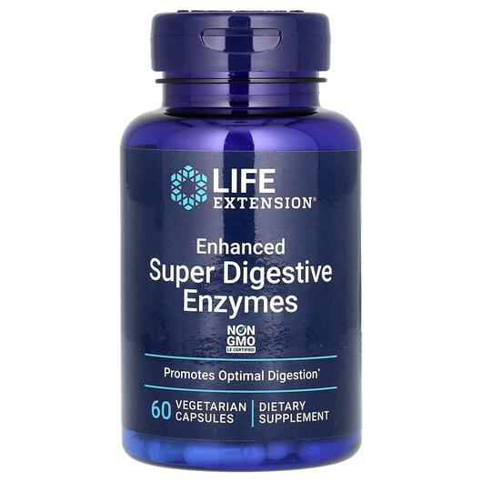 Основне фото товара Enhanced Super Digestive Enzymes Основне фото товара Life Extension, Enhanced Super Digestive Enzymes, Ферменти, 60 ка