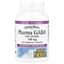 Stress Relax Pharma GABA 100 mg Поддержка стресса Natural