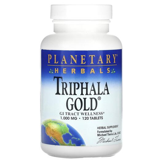 Основное фото товара Triphala Gold GI Tract Wellness 1000 mg Основное фото товара Triphala Gold GI Tract Wellness 1000, Поддержка кишечника, 120 та