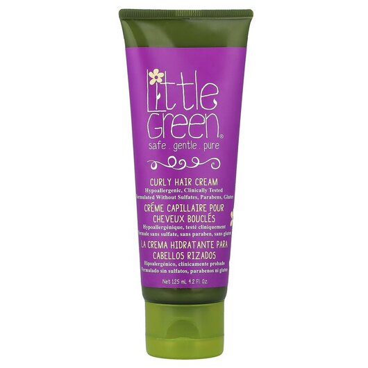 Основне фото товара Little Green Cares, Curly Hair Cream, Крем, 125 мл
