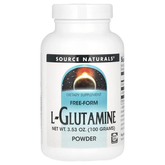 Основное фото товара Source Naturals, L-Глутамин, L-Glutamine Free-Form Powder, 100 г