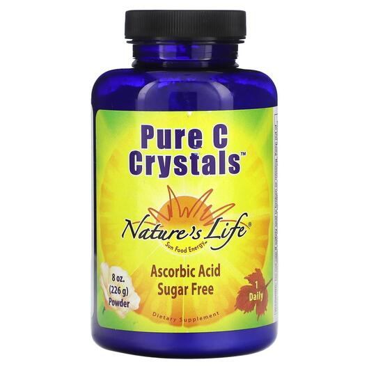 Основное фото товара Pure C Crystals Основное фото товара Natures Life, Витамин C Аскорбиновая кислота, Pure C Crystals, 22