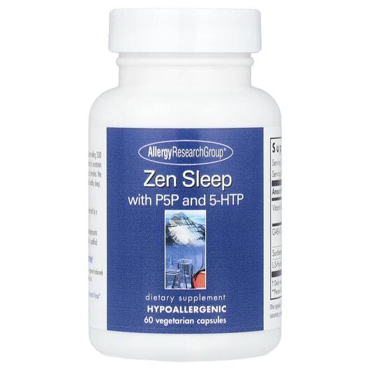 Основное фото товара Поддержка здорового сна, Zen Sleep with P5P and 5-HTP, 60 капсул