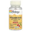 Фото товару Vitamin B-12 with Folic Acid Cherry, Вітамін B12 1000 мкг, 90 пас