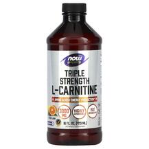 L-Carnitine Liquid L-Карнитин 3000 мг Цитрус NOW Foods L-Carnitine Liquid L-Карнитин 3000 мг Цитрус NOW Foods