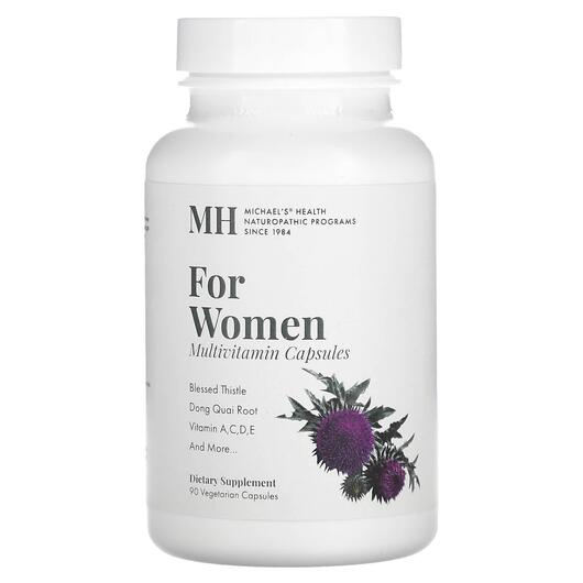 Основное фото товара For Women Multivitamin Основное фото товара MH, Витамины для женщин, For Women Multivitamin, 90 капсул