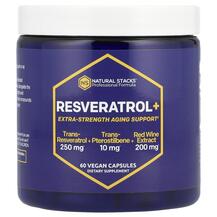 Resveratrol+ Ресвератрол Natural Stacks 60 капсул