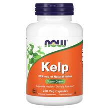 Kelp 325 mcg Ламинария 325 мкг NOW Foods 250 капсул Kelp 325 mcg Ламинария 325 мкг NOW Foods 250 капсул