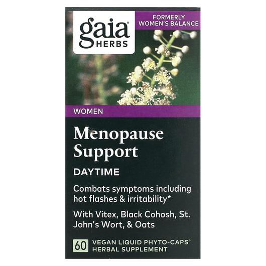Основное фото товара Поддержка менопаузы, Women Menopause Support Daytime, 60 капсул