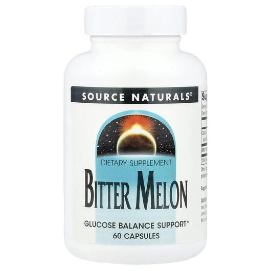Основне фото товара Source Naturals, Bitter Melon 60, Гірка диня, 60 капсул