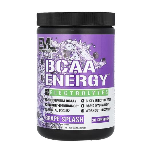 Основное фото товара BCAA Energy Plus Electrolytes Grape Splash Основное фото товара БЦАА, BCAA Energy Plus Electrolytes Grape Splash, 345 г