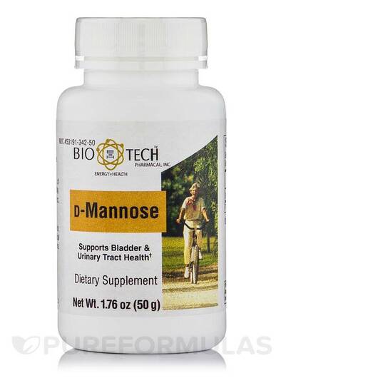 Основное фото товара D-Mannose Powder Основное фото товара Tech Pharmacal, Д-манноза, D-Mannose Powder, 50 г