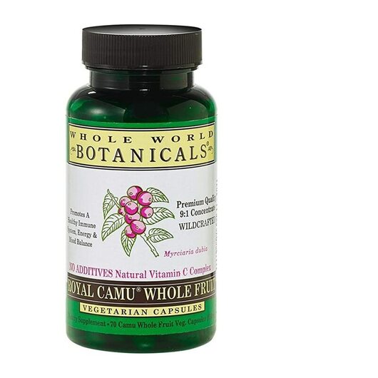 Основне фото товара Royal Camu Whole Fruit Dark, Каму каму, 70 капсул