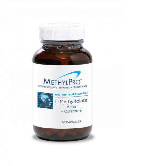 Основное фото товара L-Methylfolate 5 mg + Cofactors Основное фото товара MethylPro, Метилфолат, L-Methylfolate 5 mg + Cofactors, 30 капсул