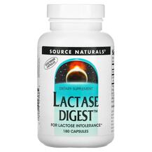 Фермент Лактаза Lactase Digest Source Naturals 180 капсул