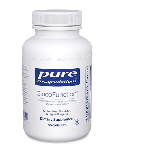 Основное фото товара GlucoFunction Основное фото товара Pure Encapsulations, Поддержка уровня сахара, GlucoFunction, 90 к