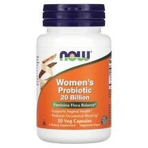 Woman's Probiotic 20 Billion Пробиотики для женщин NOW