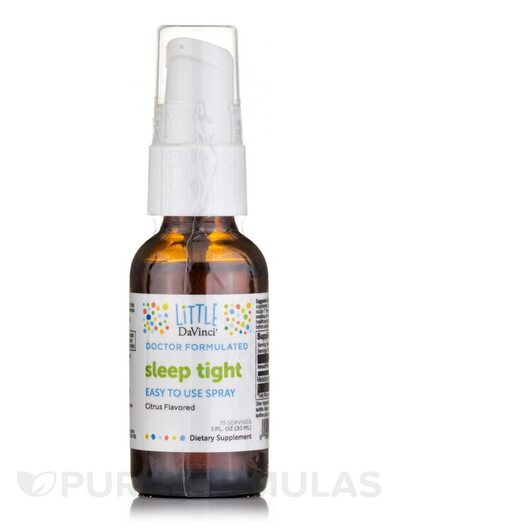 Основное фото товара Sleep Tight Основное фото товара Little DaVinci, Мелатонин, Sleep Tight, 30 мл