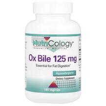 Ox Bile 125 mg Бычья желчь Nutricology 180 капсул