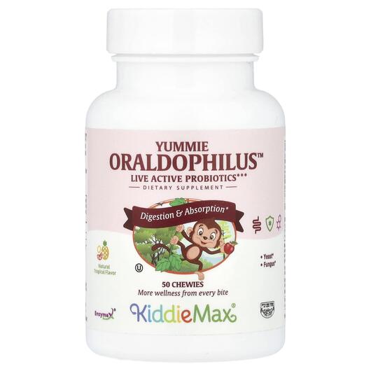 Основне фото товара KiddieMax Yummie Oraldophilus Natural Tropical, Пробіотики, 50 та