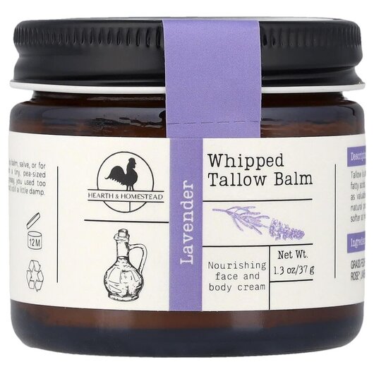 Основне фото товара Whipped Tallow Balm Lavender Основне фото товара Whipped Tallow Balm Lavender, Крем лосьон бальзам, 37 г